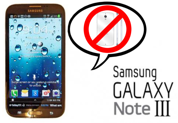 Samsung Galaxy Note III Not Getting Metal Body