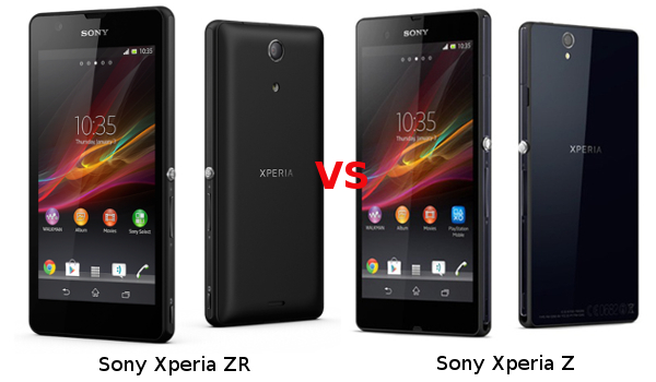 Sony Xperia ZR vs Sony Xperia Z