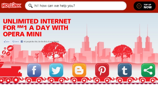 Maxis Offers RM1/Day Unlimited Mobile Internet with Opera Mini