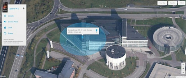 Sony my Xperia Helps you Find your Xperia smartphone