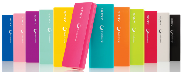 Sony reveals colourful CP-V3 USB Portable Charger