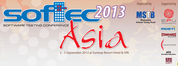 MSTB hosting SOFTEC Asia 2013, biggest Software QA event in Asia