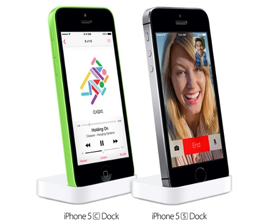 Apple announces iPhone 5C and iPhone 5S docks
