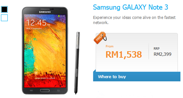 Celcom now offers Samsung Galaxy Note 3 under 12 and 18 months contracts