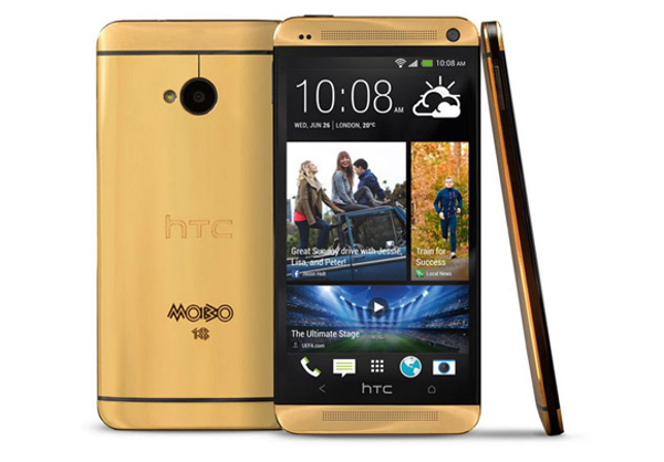 HTC reveal official limited edition gold HTC One, costs RM14199 each