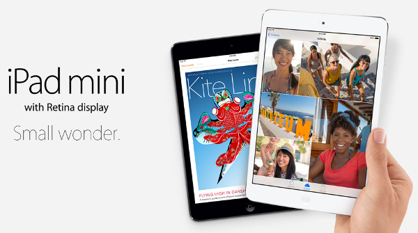 Apple iPad Mini with Retina Display (iPad Mini 2) officially announced