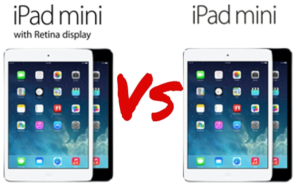 Apple iPad mini with Retina Display (iPad mini 2) vs Apple iPad mini
