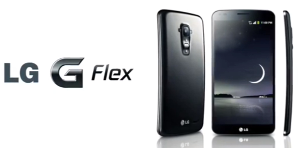 LG G Flex shows off self healing backside and curved display