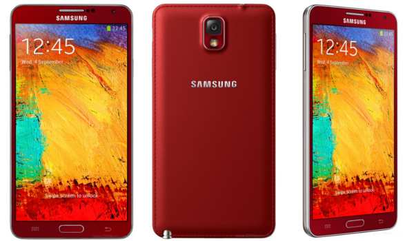 Red and rose gold Samsung Galaxy Note 3 coming to Argentina and eventually Malaysia