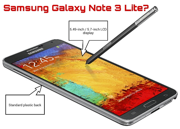 Rumours: Samsung Galaxy Note 3 Lite coming at MWC 2014?