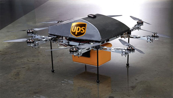UPS also looking into unmanned drones for delivery as well