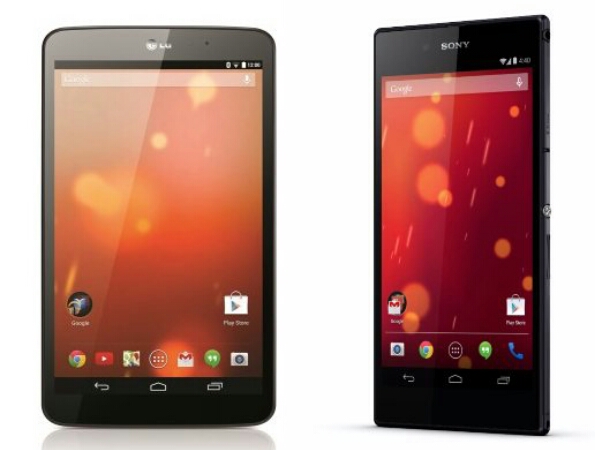 LG G Pad 8.3 and Sony Xperia Z Ultra Google Play Editions announced