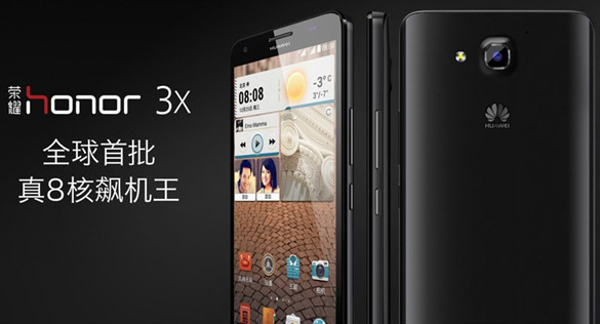 5.5-inch Huawei Honor 3X and 5-inch Honor 3C officially announced