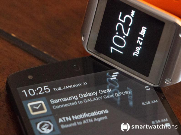 Samsung Galaxy Gear can now work with the Nexus 5