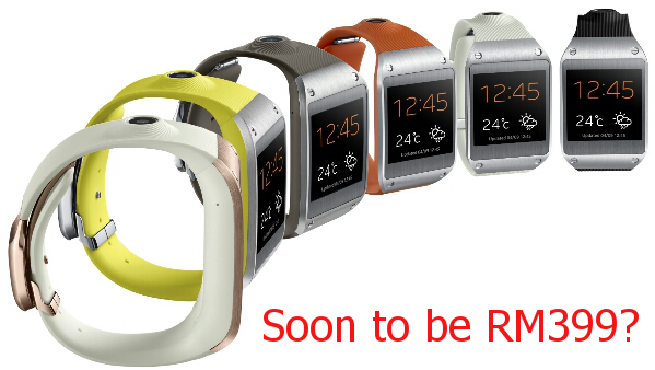Samsung Galaxy Gear smartwatch gets a price cut in India to $120 (RM397), Malaysia next?