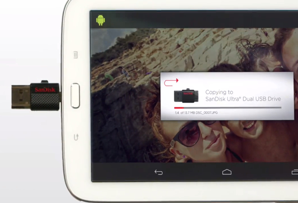 SanDisk Ultra dual USB drive offers alternative for smartphones with no microSD support
