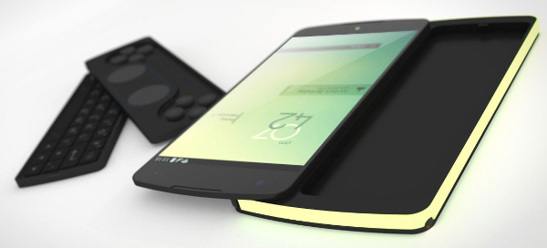 Modular Google Nexus P3 concept render has a QWERTY keyboard, gamepad and bigger battery