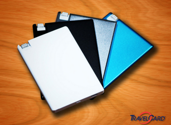 TravelCard packs a 1300 mAh powerbank into your wallet