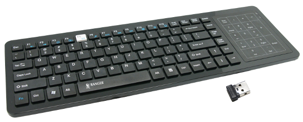 RANGER Touchpad Plus Keyboard offers all-in-one wireless control