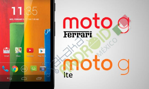 Rumours: Motorola Moto E, Moto G LTE and Moto G Ferarri coming?