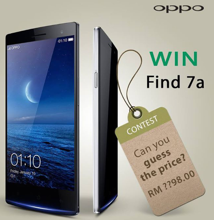 Guess the price of OPPO Find 7 before launching in Malaysia