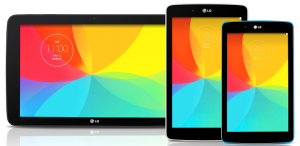 LG G Pad 7.0, G Pad 8.0 and G Pad 10.1 tablets officially announced