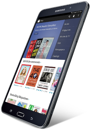 Samsung Galaxy Tab 4 Nook tablet officially announced, coming around August 2014