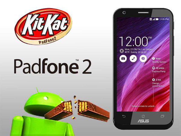 ASUS PadFone 2 users can now update to Android 4.4 KitKat!