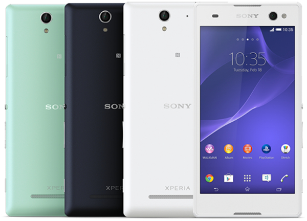 Sony Xperia C3 officially announced with front facing 5MP camera and LED flash and selfie features