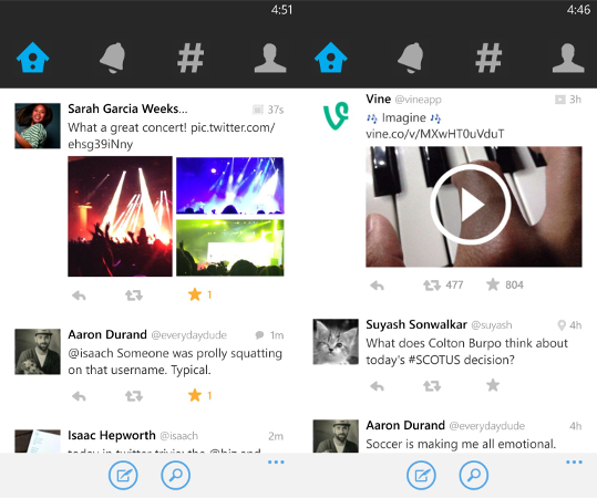 Twitter app for Windows Phone updated with more photo features
