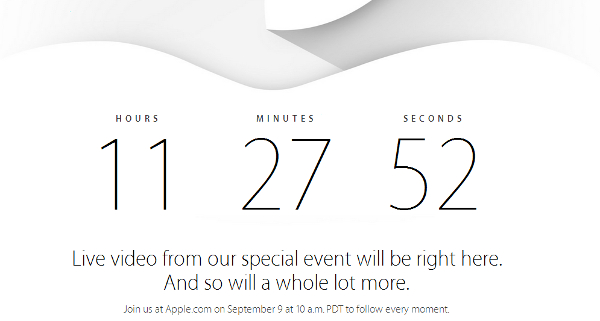 Catch the Apple iPhone 6 and iWatch as it livestreams