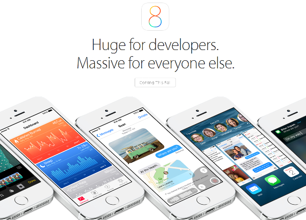 Apple iOS 8 coming on 17 September 2014