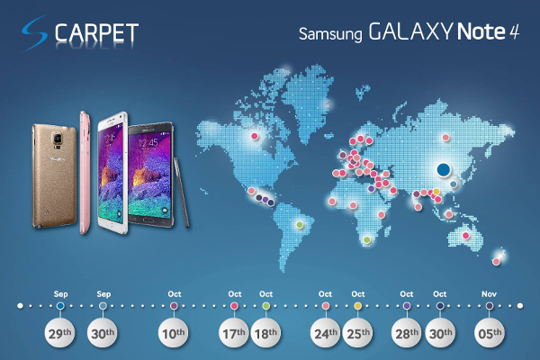 Samsung Galaxy Note 4 coming to Malaysia on 24 October 2014?