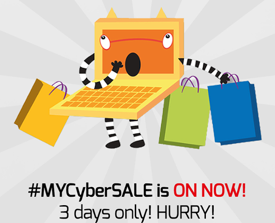 #MYCyberSALE is on from 29 September 2014 to 1 October 2014