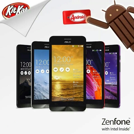 ASUS ZenFone 4, 5 and 6 Android 4.4 KitKat update now available