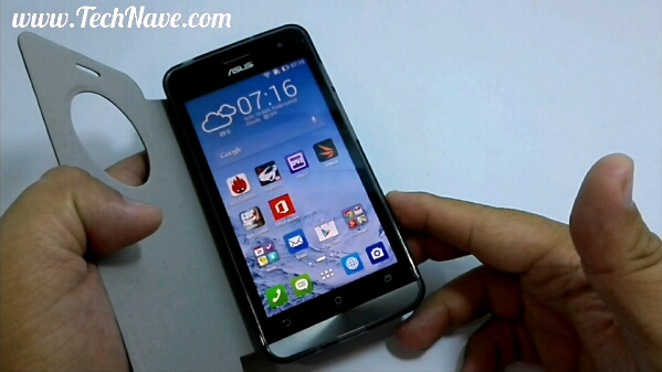 ASUS ZenFone 5 smart cover hands-on video