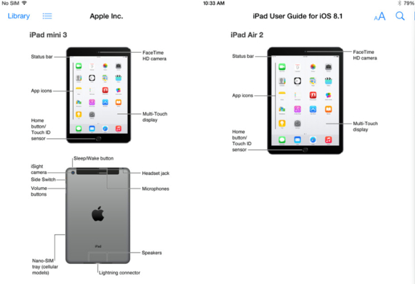 Apple leaks iPad Air 2 and iPad mini 3 on it's own