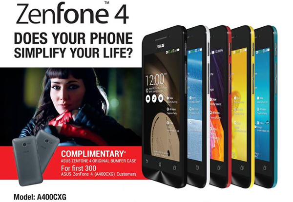 ASUS ZenFone 4 original bumper case redemption for free