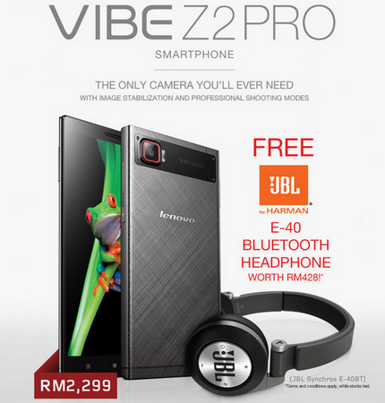 Lenovo Vibe Z2 Pro announced in Malaysia for RM2299