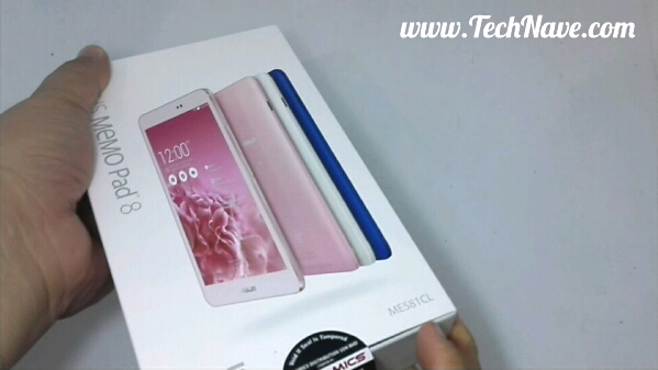 ASUS MeMO Pad 8 ME581CL tablet unboxing video