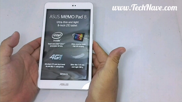 ASUS MeMO Pad 8 ME581CL tablet hands-on video