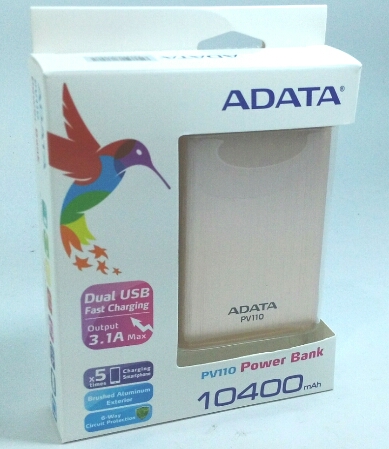 ADATA PV110 10400 mAh Power Bank unboxing video