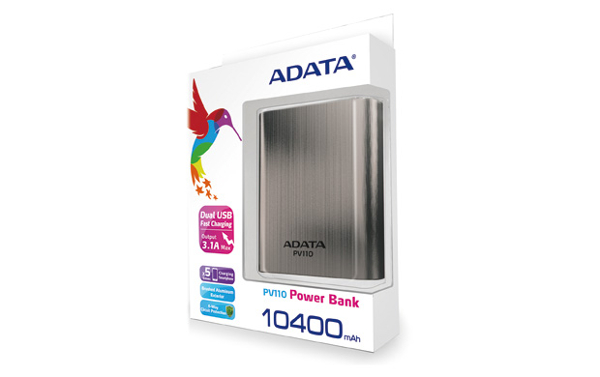 ADATA PV110 10400 mAh Power Bank review - Striking 10400 mAh power bank for dual device charging