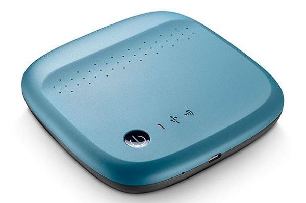 Seagate's  Wireless portable hard disk offers 500GB of Cloud based storage for $130 (RM460)