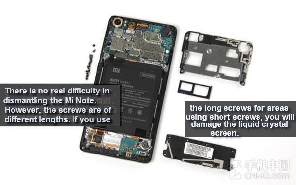 Xiaomi Mi Note teardown reveals the hardware inside the flagship device
