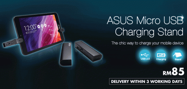 More ASUS accessories like MicroUSB Charging Stand are coming to Malaysia's ASUS Store