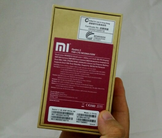 Xiaomi Redmi 2 Malaysia version unboxing video