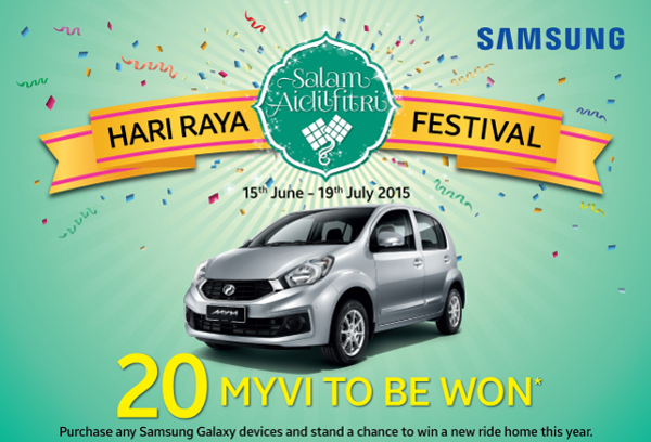 Samsung Hari Raya Festival Promotion could win you a Perodua Myvi!