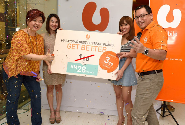 [Updated] U Mobile adds on 2GB data and more for even better postpaid voice and broadband plans