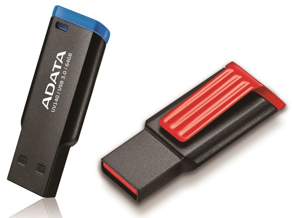 ADATA launches UV140 USB 3.0 Flash Drive with capless bookmark clip design